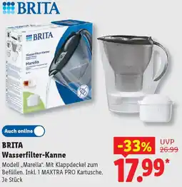 Lidl BRITA Wasserfilter-Kanne Angebot