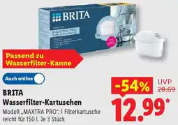 Lidl BRITA Wasserfilter-Kartuschen Angebot