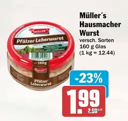 AEZ Müller's Hausmacher Wurst Angebot