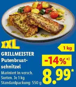 Lidl GRILLMEISTER Putenbrustschnitzel Angebot