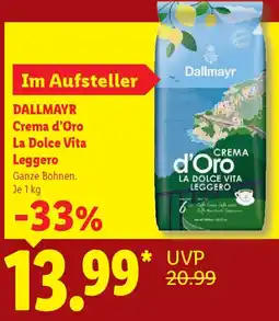 Lidl DALLMAYR Crema d'Oro La Dolce Vita Leggero Angebot