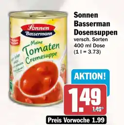 AEZ Sonnen Basserman Dosensuppen Angebot