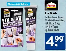 Aldi Süd Pattex Fix & Ab Angebot