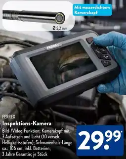 Aldi Süd FERREX Inspektions-Kamera Angebot