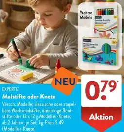 Aldi Süd EXPERTIZ Malstifte oder Knete Angebot