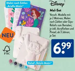 Aldi Süd Disney Mal-Set Angebot