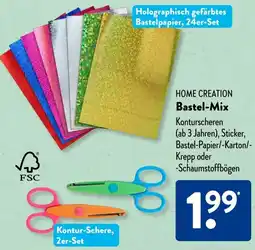 Aldi Süd HOME CREATION Bastel-Mix Angebot
