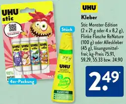 Aldi Süd UHU Kleber Angebot