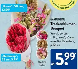 Aldi Süd GARDENLINE Trockenblumen Bouquet Angebot