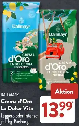 Aldi Süd DALLMAYR Crema d'Oro La Dolce Vita Angebot