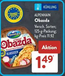Aldi Süd ALPENHAIN Obazda Angebot