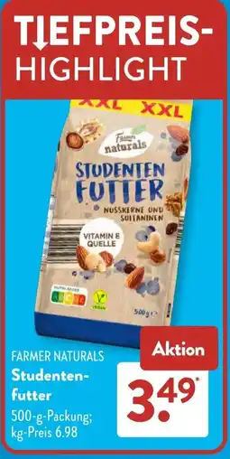 Aldi Süd FARMER NATURALS Studentenfutter Angebot