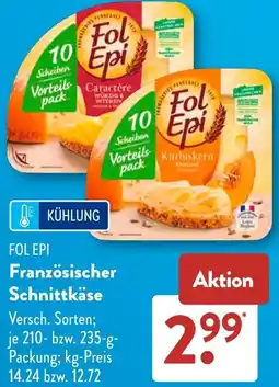 Aldi Süd FOL EPI Französischer Schnittkäse Angebot