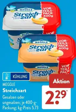 Aldi Süd MEGGLE Streichzart Angebot