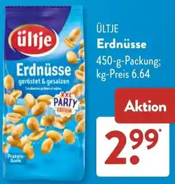 Aldi Süd ÜLTJE Erdnüsse Angebot
