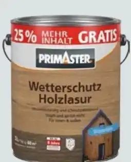 Globus Baumarkt Primaster Wetterschutzlasur Angebot