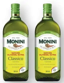 Scheck-in-Center Monini Classico Natives Olivenöl Extra Angebot