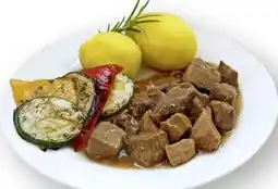 Scheck-in-Center Scheck-in Manufaktur Rindersaftgulasch mit Kartoffeln und Ofengemüse Angebot