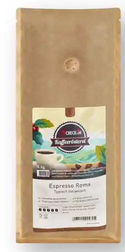 Scheck-in-Center Scheck-in Kaffeerösterei Espresso Roma Angebot