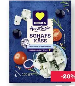 Scheck-in-Center Edeka Herzstücke Schafskäse Angebot