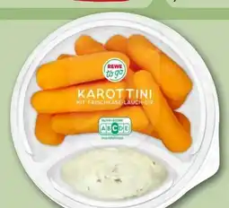 REWE Center Rewe to go Karottini mit Frischkäse-Lauch-Dip Angebot