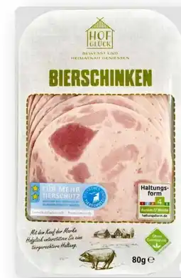 Scheck-in-Center Hofglück Bierschinken Angebot