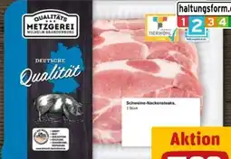 REWE Center Metzgerei Wilhelm Brandenburg Schweine Steaks Angebot