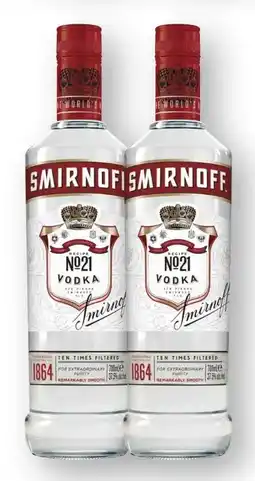 Scheck-in-Center Smirnoff Vodka Angebot