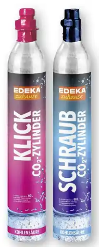 Scheck-in-Center Edeka zuhause CO² -Zylinder mit Klickfunktion Angebot