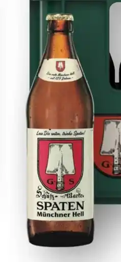 Scheck-in-Center Spaten Münchner Hell Angebot