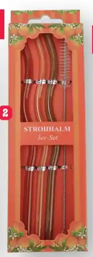 Scheck-in-Center Strohhalm set Angebot