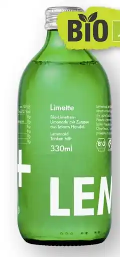 Scheck-in-Center Lemonaid Bio Limette Angebot
