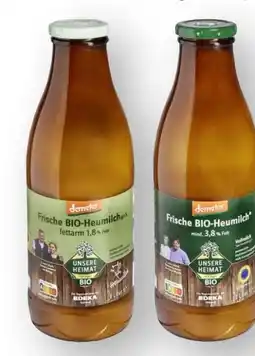 Scheck-in-Center Unsere Heimat Echt & Gut Frische Bio Heumilch Angebot