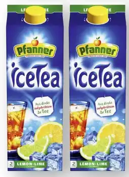 Scheck-in-Center Pfanner Ice Tea Lemon-Lime Angebot