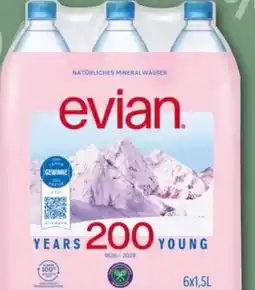 REWE Center Evian Mineralwasser Angebot