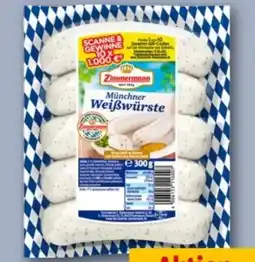 REWE Center Fleischwerke Zimmermann 5 Münchner Weißwürste Angebot