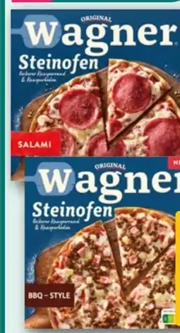 REWE Center Original Wagner Steinofen-Pizza Salami Angebot