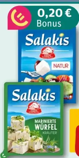 REWE Center Salakis Schafskäse Natur Angebot