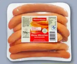 REWE Center Meisterklasse Wiener Würstchen Angebot