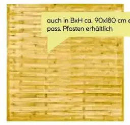 BayWa Bau & Garten Lamellenzaun Schwarzwald Angebot