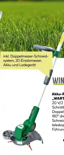 BayWa Bau & Garten Wingart Akku-Rasentrimmer Wart 20 Angebot