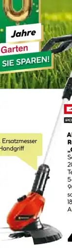 BayWa Bau & Garten Einhell Akku-Rasentrimmer GE-CT 18 Li-Solo Angebot