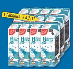 E-Center Gut & Günstig Fettarme H-Milch Angebot