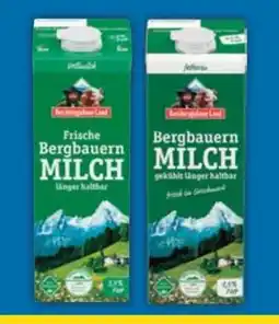 E-Center Berchtesgadener Land Frische Bergbauern Milch Angebot