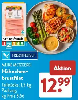 Aldi Süd MEINE METZGEREI Hähnchenbrustfilet Angebot