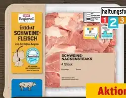 REWE Center Rewe Regional Schweine Nackensteaks Angebot