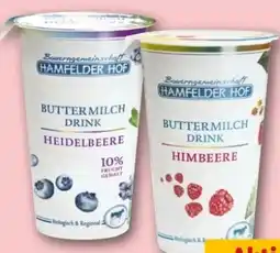REWE Center Bauerngemeinschaft Hamfelder Hof Buttermilch Drink Angebot