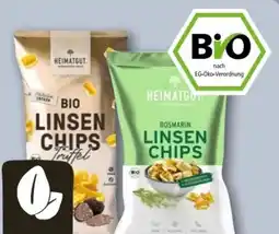 REWE Center Heimatgut Bio Linsenchips Vegan Angebot