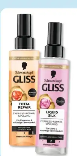 Budni Schwarzkopf Gliss Express Sprüh-Spülung Angebot