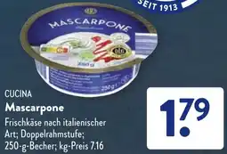 Aldi Süd CUCINA Mascarpone Angebot